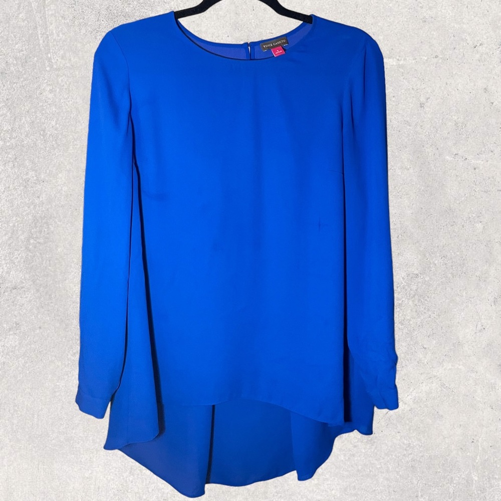 Vince Caputo Small Blue Blouse